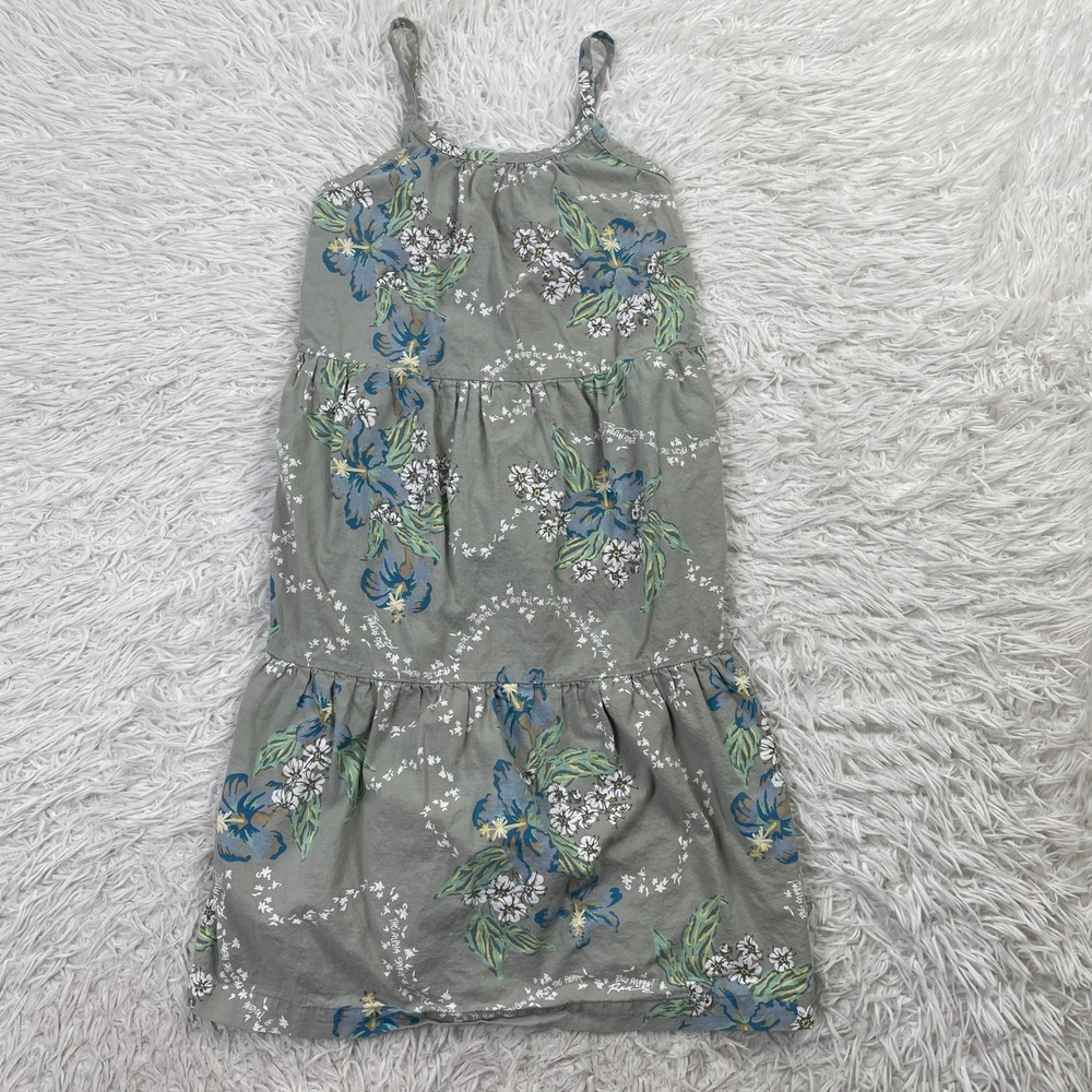 Patagonia Dress Girls Large Gray‎ Aloha Spirit Pataloha 100% Organic Cotton L